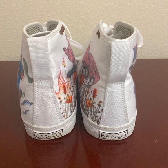👟🛹BANGS ONE OF KIND HIGH-TOPS SKATE DESIGN SHOES 👞 - Picture 11 of 13